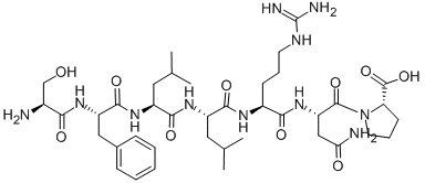 CAS#: 145229-76-1, L-Seryl-L-Phenylalanyl-L-Leucyl-L-Leucyl-L-Arginyl-L-Asparaginyl-L-Proline