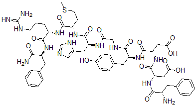 CAS 登录号：145269-74-5， 新硫激肽-I