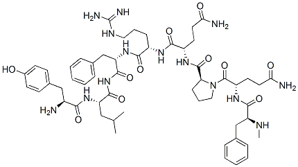 CAS#: 145274-94-8, Tyrosyl-leucyl-N-methylphenylalanyl-glutaminyl-prolyl-glutaminyl-arginyl-phenylalaninamide