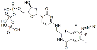CAS#: 145278-12-2, [(2R,3S,5R)-5-[4-[2-[(4-Azido-2,3,5,6-Tetrafluorobenzoyl)Amino]Ethylamino]-2-Oxopyrimidin-1-Yl]-3-Hydroxyoxolan-2-Yl]Methyl (Hydroxy-Phosphonooxyphosphoryl) Hydrogen Phosphate