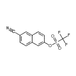 CAS#: 145369-29-5, 6-Cyano-2-Naphthyl Trifluoromethanesulfonate