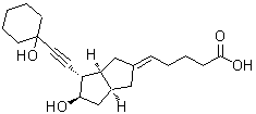 CAS#: 145375-81-1, (5E)-5-[(3aS,4S,5R,6aS)-5-Hydroxy-4-[(1-Hydroxycyclohexyl)Ethynyl]Hexahydro-2(1H)-Pentalenylidene]Pentanoic Acid