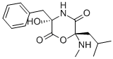 CAS#: 145398-57-8, (3R,6R)-3-Hydroxy-6-Methylamino-6-(2-Methylpropyl)-3-(Phenylmethyl)Morpholine-2,5-Dione