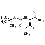 CAS#: 145491-31-2, 2-Methyl-2-Propanyl [(2S)-1-Amino-3-Methyl-1-Thioxo-2-Pentanyl]Carbamate