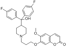 CAS#: 145574-90-9, 7-[3-[4-[Bis(4-Fluorophenyl)-Hydroxymethyl]Piperidin-1-Yl]Propoxy]-6-Methoxychromen-2-One