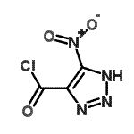 CAS#: 145769-55-7, 4-Nitro-1H-1,2,3-Triazole-5-Carbonyl Chloride