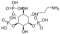 CAS 登录号：145775-11-7， 四钠[(1R,2S,3S,4R,5R,6R)-4-(3-氨基丙氧基-羟基磷酰)氧基-2-羟基-6-(羟基-氧代磷酰)氧基-3,5-二氧代环己基]磷酸氢盐