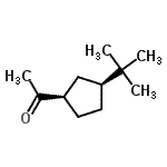 CAS#: 145930-04-7, 1-[(1R,3S)-3-(2-Methyl-2-Propanyl)Cyclopentyl]Ethanone