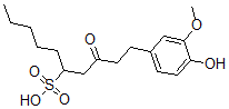 CAS#: 145937-21-9, 1-(4-Hydroxy-3-Methoxyphenyl)-3-Oxodecane-5-Sulfonic Acid