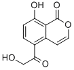 CAS 登录号：146-04-3， 8-羟基-4-(2-羟基乙酰基)异苯并吡喃-1-酮