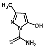 CAS#: 146120-04-9, 5-Hydroxy-3-Methyl-1H-Pyrazole-1-Carbothioamide