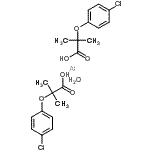 CAS#: 14613-01-5, 2-(4-Chlorophenoxy)-2-Methylpropanoic Acid - Aluminium Hydrate (2:1:1)