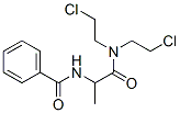 CAS#: 1462-81-3, N-[1-[Bis(2-Chloroethyl)Carbamoyl]Ethyl]Benzamide