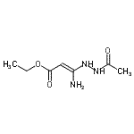 CAS#: 146255-33-6, Ethyl (2E)-3-(2-Acetylhydrazino)-3-Aminoacrylate