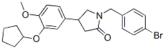 CAS#: 146426-61-1, (4R)-1-[(4-Bromophenyl)Methyl]-4-(3-Cyclopentyloxy-4-Methoxyphenyl)Pyrrolidin-2-One