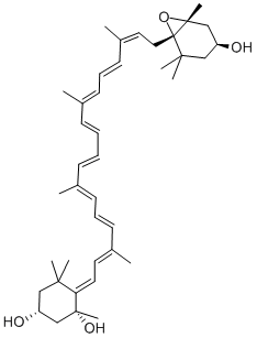 CAS#: 14660-91-4, (3S,3'S,5R,5'R,6R,6'S,9'-cis)-6,7-Didehydro-5',6'-Epoxy-5',6'-Dihydro-B,beta-Carotene-3,3',5(6H)-Triol