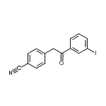 CAS#: 146653-53-4, 4-[2-(3-Iodophenyl)-2-Oxoethyl]Benzonitrile