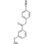 CAS 登录号：146653-57-8， 4-[2-(3-甲氧基苯基)-2-氧代乙基]苯甲腈