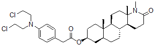 CAS#: 146678-52-6, [(4aS,4bR,6aS,8S,10aS,10bS,12aS)-1,10a,12a-Trimethyl-2-Oxo-3,4,4a,4b,5,6,6a,7,8,9,10,10b,11,12-Tetradecahydronaphtho[6,5-f]Quinolin-8-Yl] 2-[4-[Bis(2-Chloroethyl)Amino]Phenyl]Acetate