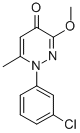 CAS#: 146824-85-3, 1-(3-Chlorophenyl)-3-Methoxy-6-Methylpyridazin-4-One