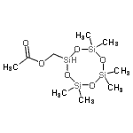 CAS 登录号：14697-86-0， 乙酰氧基七甲基环四硅氧烷