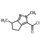 CAS#: 146979-79-5, 2,6-Dimethyl-2,4,5,6-Tetrahydrocyclopenta[c]Pyrazole-3-Carbonyl Chloride