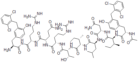 CAS 登录号：146999-93-1， 乙酰基-(3-(2,6-二氯苄基)酪氨酰(27,36)-D-苏氨酰(32))-神经肽Y(27-36)酰胺