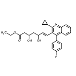 CAS#: 147008-20-6, Ethyl (6E)-7-[2-Cyclopropyl-4-(4-Fluorophenyl)-3-Quinolinyl]-3,5-Dihydroxy-6-Heptenoate