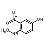 CAS 登录号：14703-88-9， 4-(甲基氨基)-3-硝基苯酚