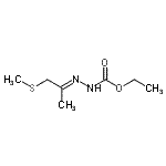 CAS 登录号：147123-10-2， 乙基(2E)-2-[1-(甲硫基)-2-丙基亚基]肼羧酸酯