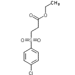CAS#: 14725-83-8, Ethyl 3-[(4-Chlorophenyl)Sulfonyl]Propanoate