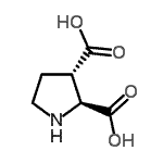 CAS#: 147332-07-8, (2S,3S)-2,3-Pyrrolidinedicarboxylic Acid