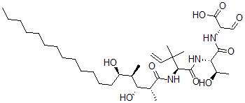 CAS#: 147334-89-2, (2S)-2-[[(2S,3R)-2-[[(2S)-2-[[(2R,3R,4R,5R)-3,5-Dihydroxy-2,4-Dimethyloctadecanoyl]Amino]-3,3-Dimethylpent-4-Enoyl]Amino]-3-Hydroxybutanoyl]Amino]-3-Oxopropanoic Acid