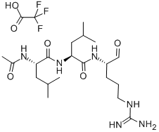 CAS#: 147385-61-3, N-Acetyl-L-Leucyl-N-[4-[(Aminoiminomethyl)Amino]-1-Formylbutyl]-L-Leucinamide Mono(Trifluoroacetate)