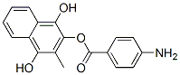 CAS#: 14748-94-8, 1,4-Dihydroxy-3-Methyl-2-Naphthyl 4-Aminobenzoate