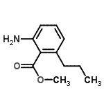 CAS 登录号：147494-22-2， 甲基2-氨基-6-丙基苯甲酸酯