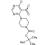CAS#: 147539-23-9, 2-Methyl-2-Propanyl 4-(6-Chloro-5-Nitro-4-Pyrimidinyl)-1-Piperazinecarboxylate