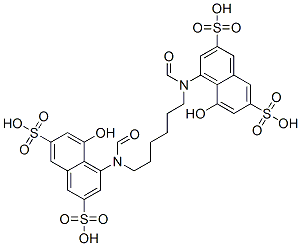 CAS#: 147646-62-6, 4-Hydroxy-5-[[8-[(8-Hydroxy-3,6-Disulfonaphthalen-1-Yl)Amino]-8-Oxooctanoyl]Amino]Naphthalene-2,7-Disulfonic Acid