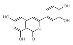 CAS#: 147666-81-7, 3-(3,4-Dihydroxyphenyl)-6,8-Dihydroxyisochromen-1-One