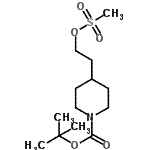 CAS#: 147699-19-2, 2-Methyl-2-Propanyl 4-{2-[(Methylsulfonyl)Oxy]Ethyl}-1-Piperidinecarboxylate