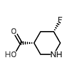 CAS#: 147727-14-8, (3R,5S)-5-Fluoro-3-Piperidinecarboxylic Acid