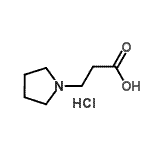 CAS#: 14788-14-8, 3-(1-Pyrrolidinyl)Propanoic Acid Hydrochloride (1:1)