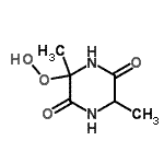 CAS#: 147900-75-2, 3-Hydroperoxy-3,6-Dimethyl-2,5-Piperazinedione