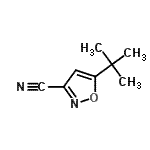 CAS#: 148014-06-6, 5-(2-Methyl-2-Propanyl)-1,2-Oxazole-3-Carbonitrile
