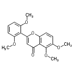 CAS#: 14813-19-5, 2-(2,6-Dimethoxyphenyl)-5,6-Dimethoxy-4H-Chromen-4-One