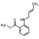 CAS#: 148160-35-4, Methyl 2-[(2E)-2-Buten-1-Ylamino]Benzoate