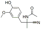 CAS 登录号:14818-98-5, (-)-N-(1-氰基-1-香草基乙基)乙酰胺