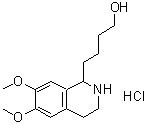 CAS#: 148204-36-8, 4-(6,7-Dimethoxy-1,2,3,4-Tetrahydro-1-Isoquinolinyl)-1-Butanol Hydrochloride (1:1)