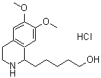 CAS#: 148204-37-9, 5-(6,7-Dimethoxy-1,2,3,4-Tetrahydro-1-Isoquinolinyl)-1-Pentanol Hydrochloride (1:1)