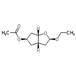 CAS#: 148217-20-3, (2R,3aS,5R,6aS)-2-Ethoxyhexahydro-2H-Cyclopenta[b]Furan-5-Yl Acetate